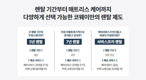 코웨이침대렌탈, 더 나은 숙면을 원한다면